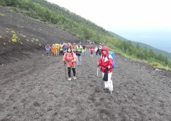 富士登山イベントの様子