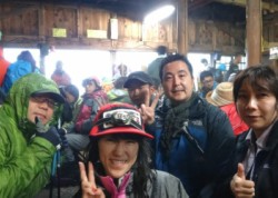 富士登山イベントの様子