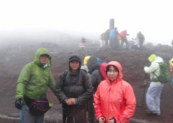 富士登山イベントの様子